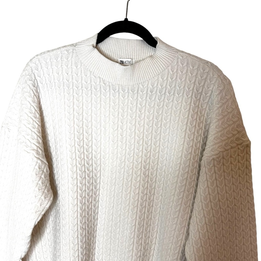 ZYIA Active Cream Esme Sweater- Size XXXL - Picture 5 of 12